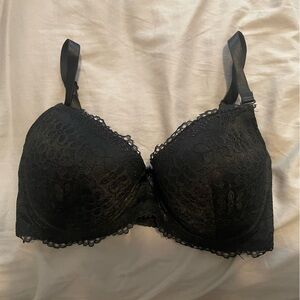 Elegant Black Lace Bra